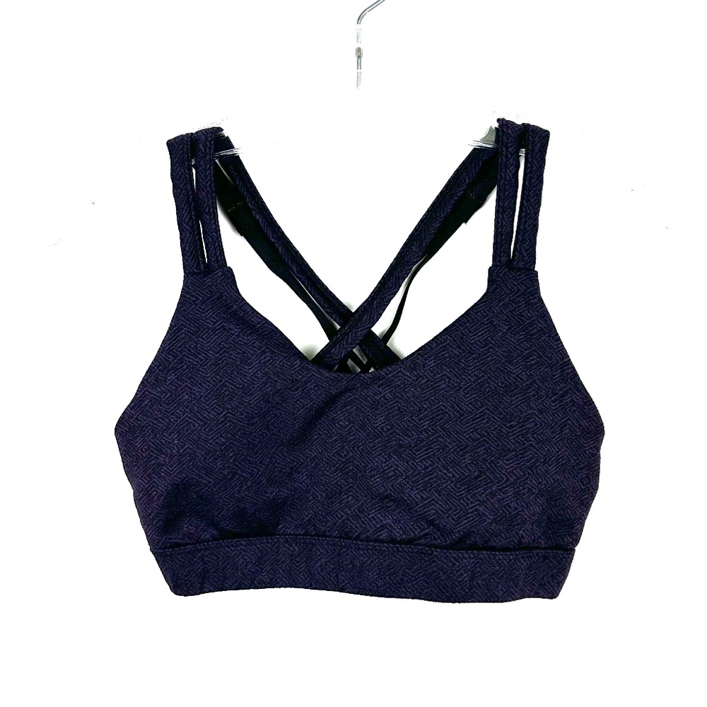 C9 by Champion Purple Strappy Cross Racerback Athletic Sports Bra XS